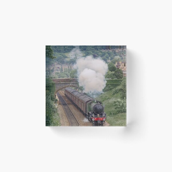 Item preview, Steam train accelerating out of Oldfield Park Bath designed and sold by duncan1980uk.