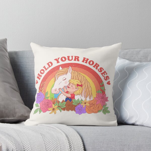 Item preview, Hold Your Horses Floral Rainbow designed and sold by Wishinglob.