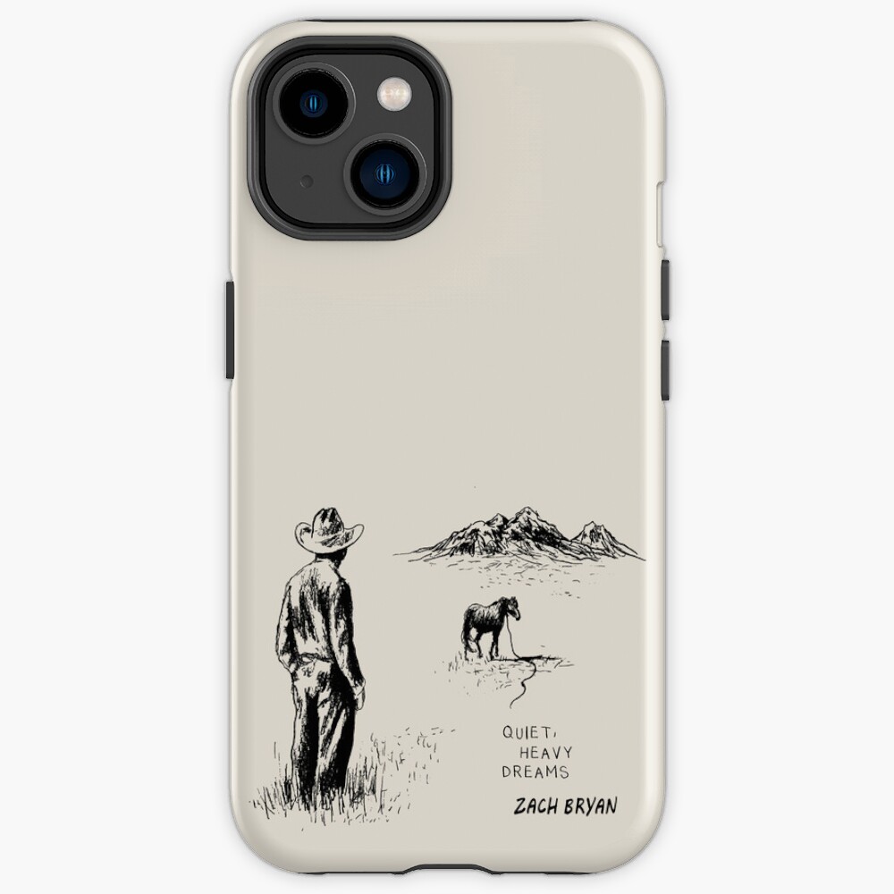 Zach Bryan Quiet, Heavy Dreams iPhone Case