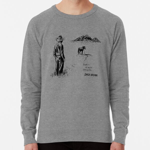 Zach Bryan Quiet, Heavy Dreams Lightweight Sweatshirt