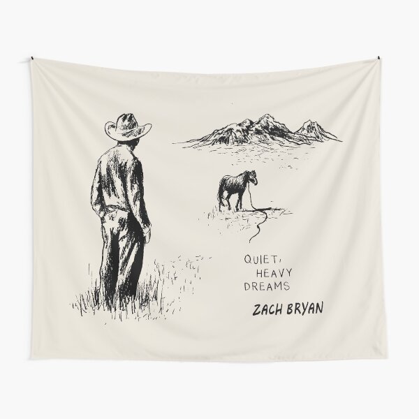 Zach Bryan Quiet, Heavy Dreams Tapestry