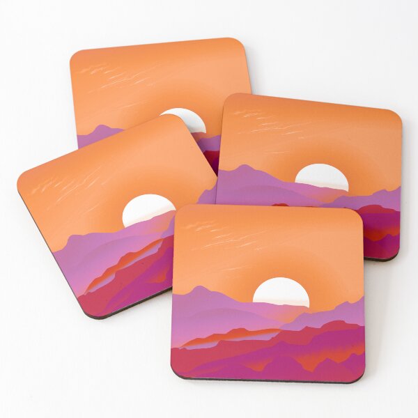 Item preview, Lesbian Community Pride Sunrise Landscape designed and sold by Vernen Ink.