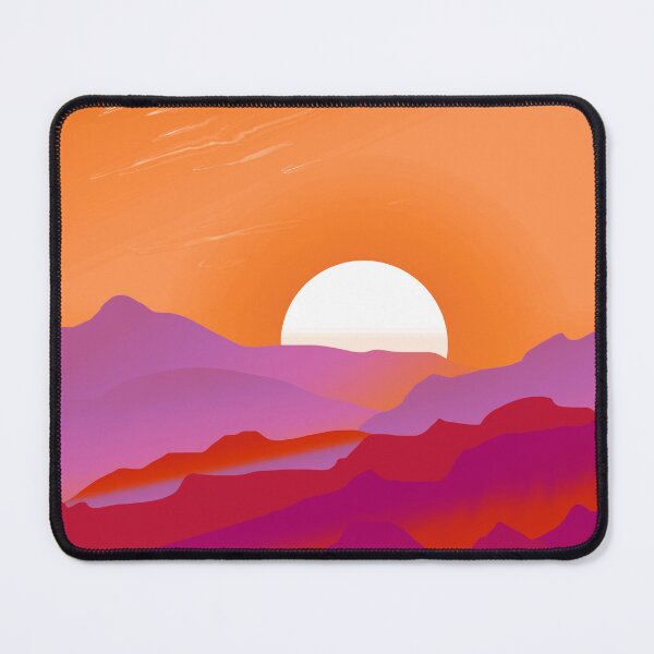 Item preview, Lesbian Community Pride Sunrise Landscape designed and sold by Vernen Ink.