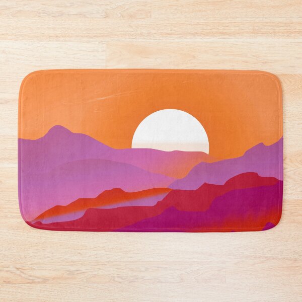 Item preview, Lesbian Community Pride Sunrise Landscape designed and sold by Vernen Ink.