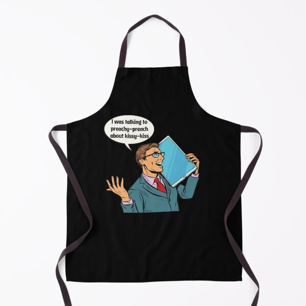 Item preview, I was talking to preachy-preach about kissy-kiss designed and sold by RoughShirts.