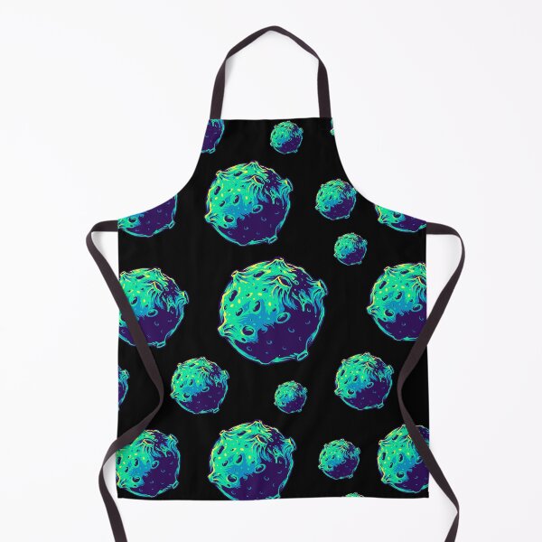 Item preview, Green Asteroid Seamless Pattern designed and sold by JABG-01.