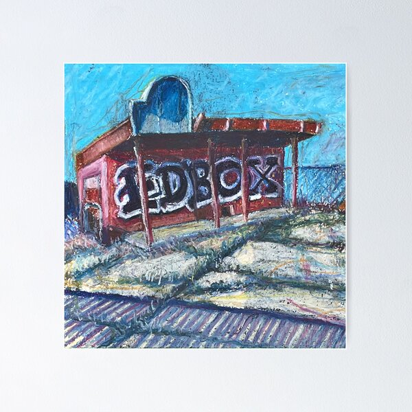 Abandoned Graffiti Structure Poster