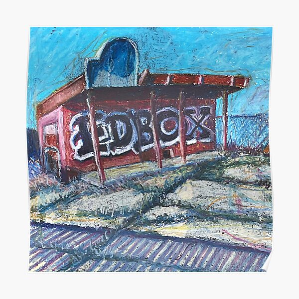 Abandoned Graffiti Structure Poster
