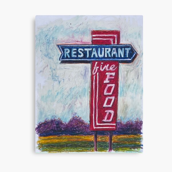 Restaurant Fine Food Canvas Print