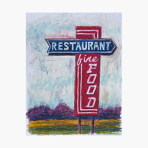 Restaurant Fine Food Photographic Print
