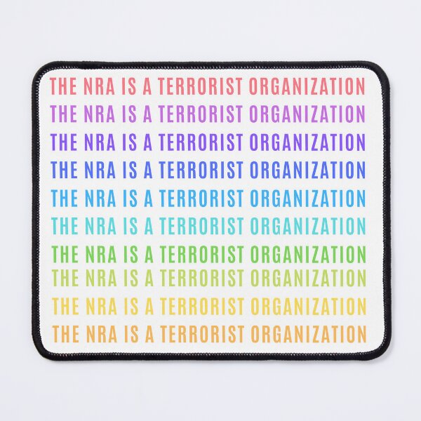 Item preview, NRA is a terrorist organization (rainbow repeat) designed and sold by quinnhopp.