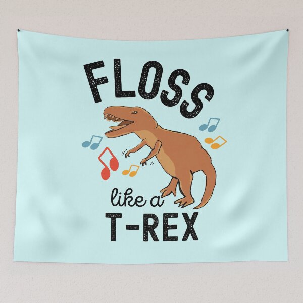 Item preview,  Floss Like A Boss -T-Rex Dinosaur designed and sold by BronikowskiART.