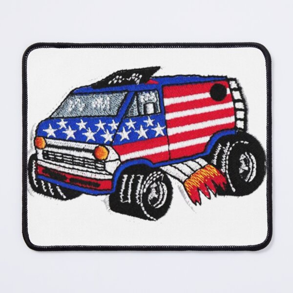 Item preview, Custom Van American Flag designed and sold by malibuclassic70.