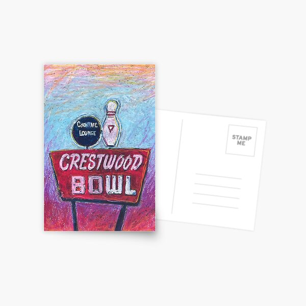 Crestwood Bowl Postcard