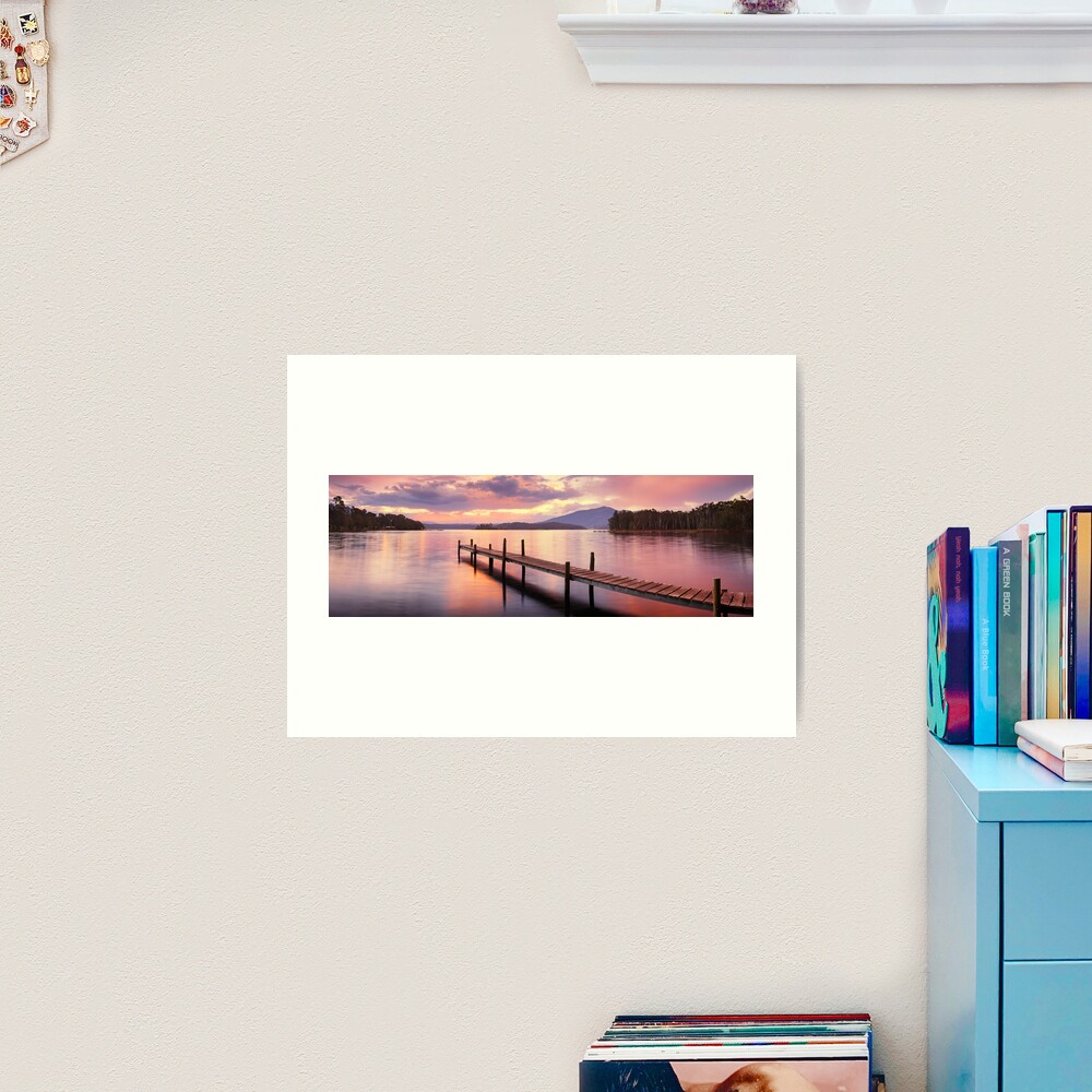 Lake Wallaga, Bermagaui, New South Wales, Australia Art Print