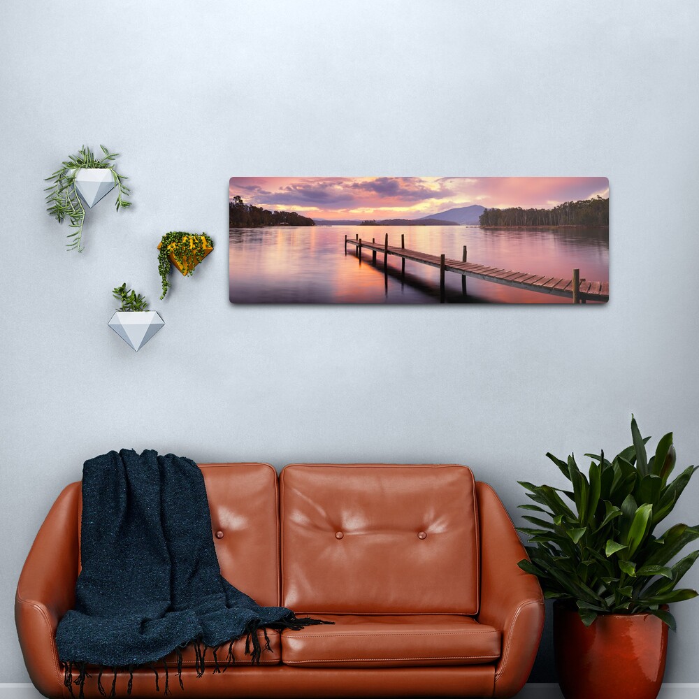 Lake Wallaga, Bermagaui, New South Wales, Australia Metal Print
