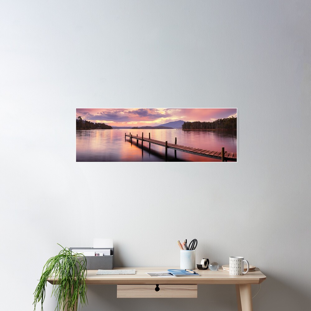 Lake Wallaga, Bermagaui, New South Wales, Australia Poster
