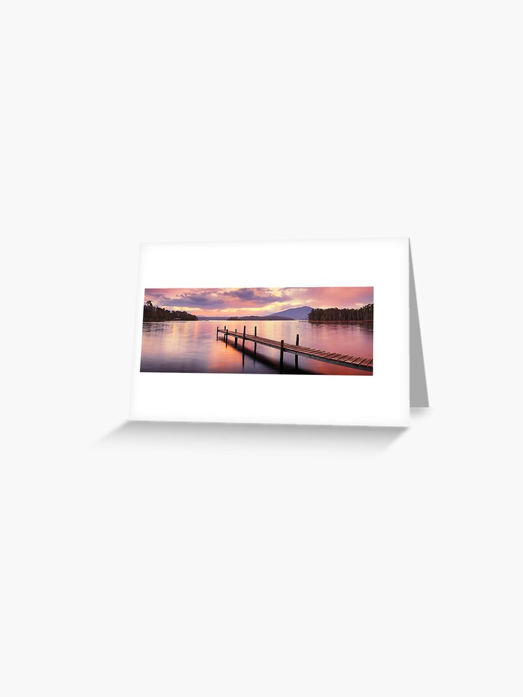 Thumbnail 1 of 2, Greeting Card, Lake Wallaga, Bermagaui, New South Wales, Australia designed and sold by Chockstone.