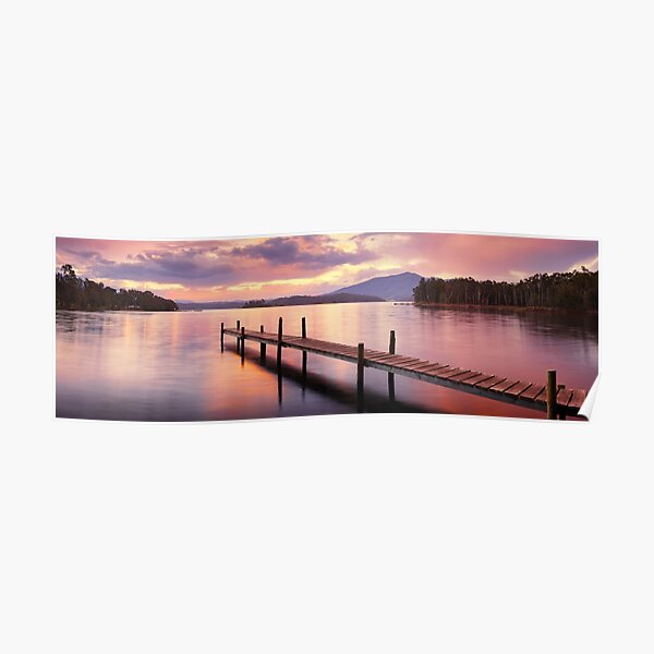 Lake Wallaga, Bermagaui, New South Wales, Australia Poster