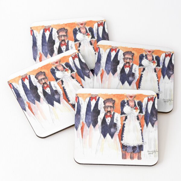 Item preview, A Short Waiter Standing With The Waitstaff designed and sold by DonSylvester.