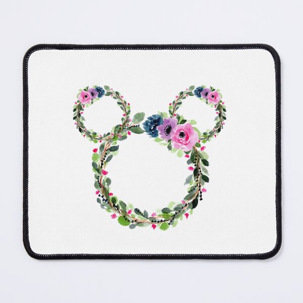 Item preview, Floral Mouse Head designed and sold by carolinacrafty.
