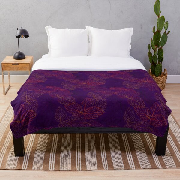 Item preview, Tri-Leaf Stamp Orange, Gold, and Purple designed and sold by Kella Hanna-Wayne.