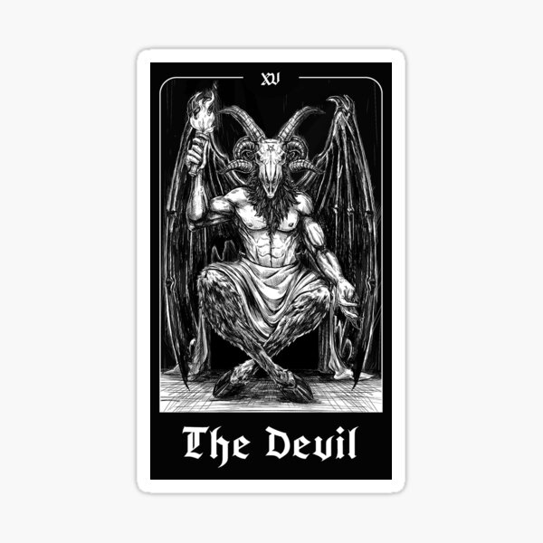 Item preview, The Devil Tarot Card designed and sold by Marpo.