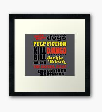 Tarantino Framed Print