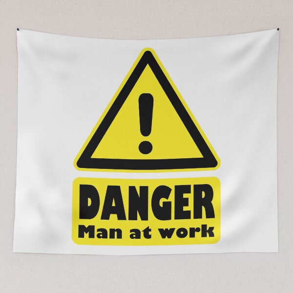 Item preview, DANGER - Man at work designed and sold by 4x4Life.