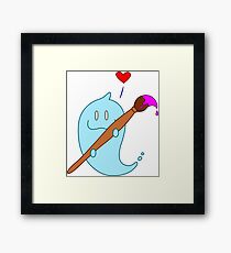 Artsy love Framed Print