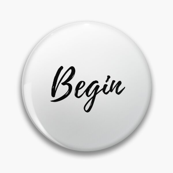 Item preview, Begin - Motivational Affirmation Mantra designed and sold by ActionFocus.