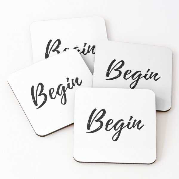 Item preview, Begin - Motivational Affirmation Mantra designed and sold by ActionFocus.