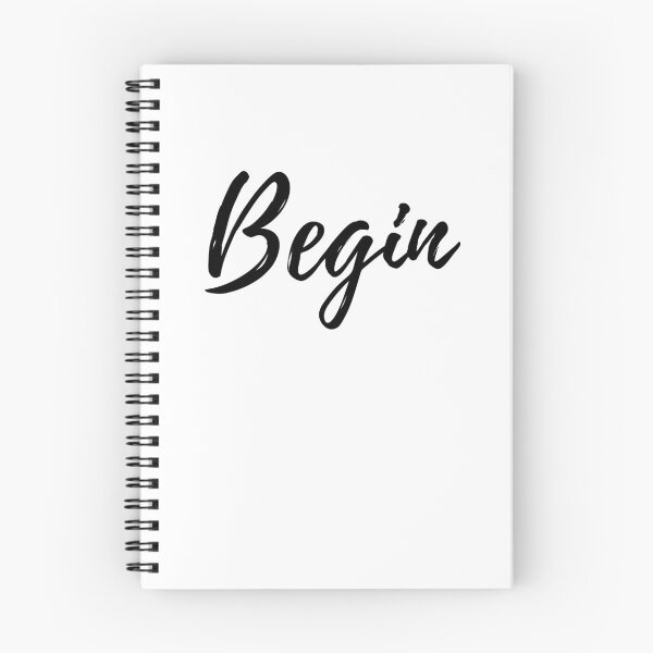 Item preview, Begin - Motivational Affirmation Mantra designed and sold by ActionFocus.