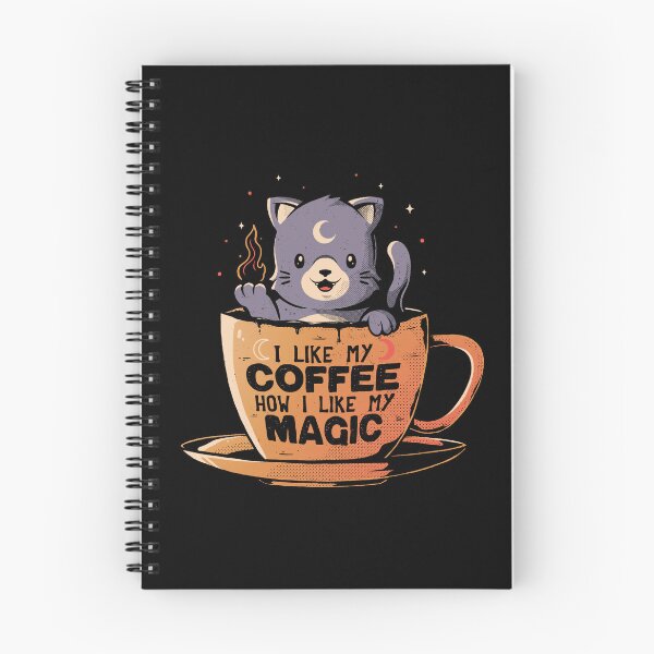 Item preview, Black Coffee - Cute Cat Dark Magic Gift designed and sold by EduEly.