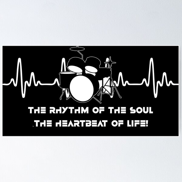 Item preview, The rhythm of the soul is the heartbeat of life! designed and sold by MugsNstuff Live Love Create!.