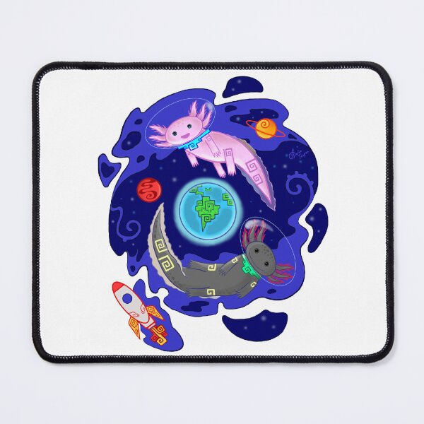 Item preview, aerospace axolotls designed and sold by TsapunDariaArt.