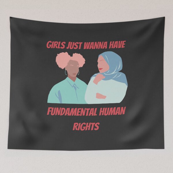 Item preview, girls just wanna have fundamental human rights designed and sold by rmpk101.