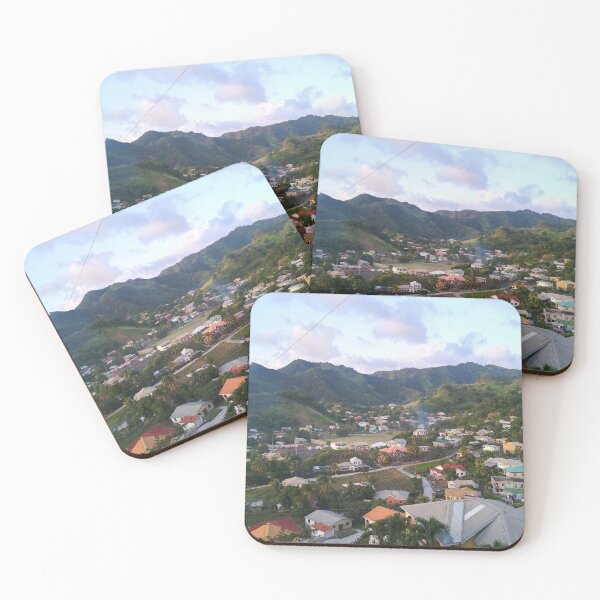 Item preview, Quaint Colorful Island Homes designed and sold by skinnerjustice.