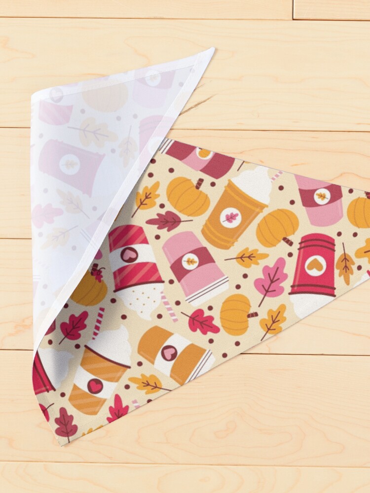 Alternate view of Pumpkin Spice Love Pet Bandana