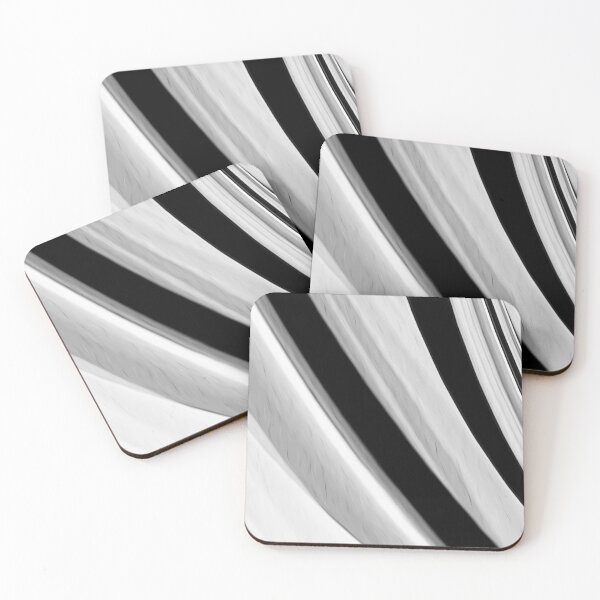 Item preview, Botanical Stripes in Black and White designed and sold by fatenanwar.