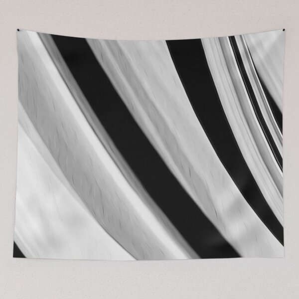 Item preview, Botanical Stripes in Black and White designed and sold by fatenanwar.