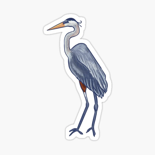 Item preview, Henry the Heron designed and sold by Danielle Seay.