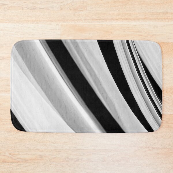 Item preview, Botanical Stripes in Black and White designed and sold by fatenanwar.