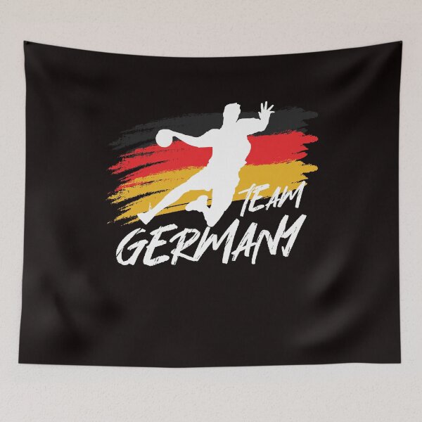Item preview, Handball Team Germany Flag Handballer Ball Sports Player designed and sold by TomGiantDesigns.