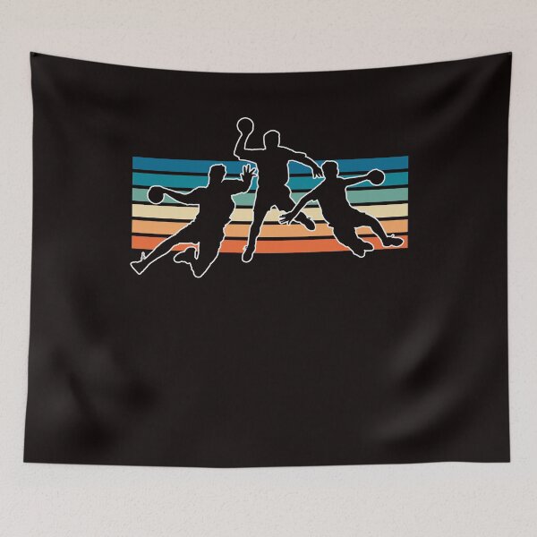 Item preview, Vintage Handball Players Retro Handballer Ball Sports Team designed and sold by TomGiantDesigns.