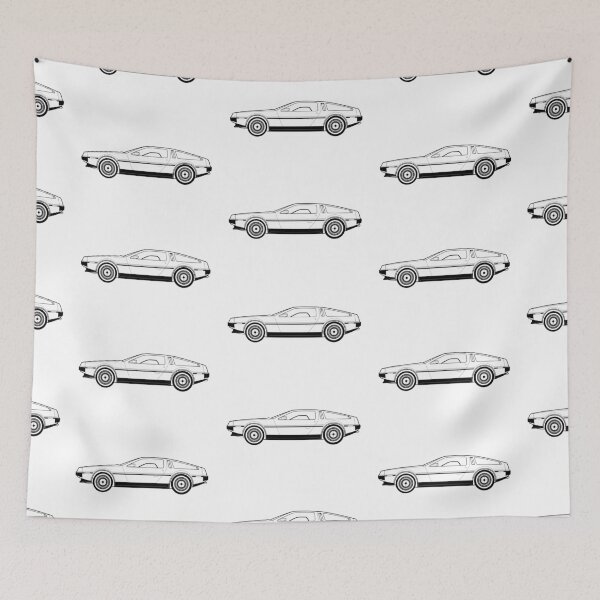 Item preview, DeLorean DMC-12 Outline drawing designed and sold by RJWautographics.