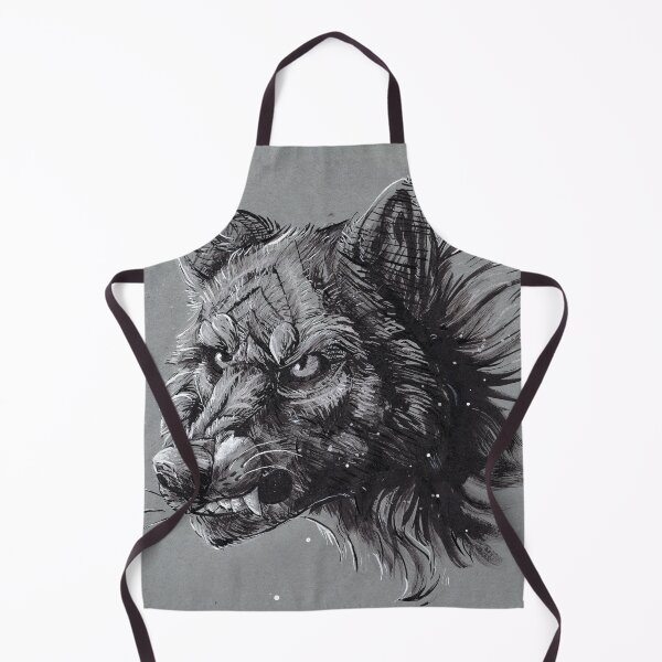 Item preview, Snarling Ink Wolf designed and sold by aantlersart.