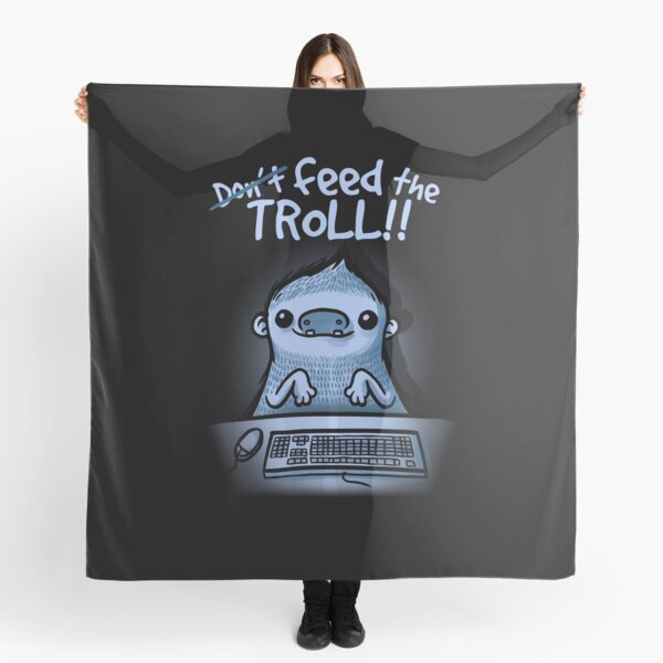 Troll Faces Scarves Redbubble - roblox how to look like a nerdtroll