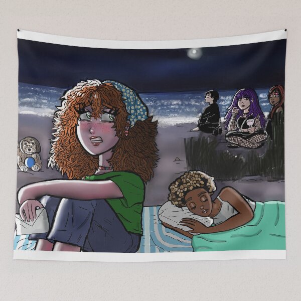 Item preview, beach during night designed and sold by benjislife2003.