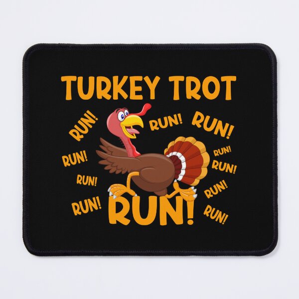 Item preview, Turkey Trot Run Funny Thanksgiving Turkey Trot Running Sticker designed and sold by laureljusjv.